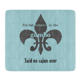 Cortar El tomate en el Gumbo no dijo a ninguna tabla de