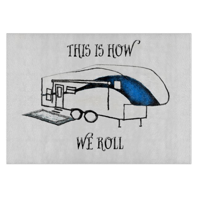 Cortar Éste es cómo rodamos (acampando) a la tabla de (Anverso)