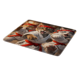 Cortar Gatos de karate tabla de cortar/cocina/hogar