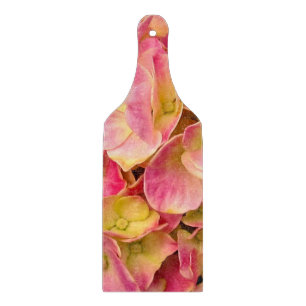 Cortar PADDLE DE TABLA DE CORTACIÓN DE hidrangeas rosadas