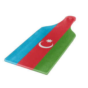 Cortar remo de tabla de corte de vidrio con bandera de Az