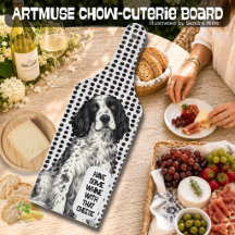 Tabla de charcutería de Setter inglés WINSTON