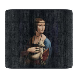 CORTAR TABLA DE COLOR DE VIDRIO : DA VINCI : SEÑORA CON E