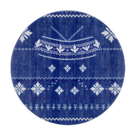 Cortar Tabla de cortar, Tejido noruego azul