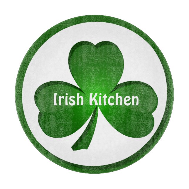 Cortar Tabla de corte de diseño de Shamrock (Anverso)