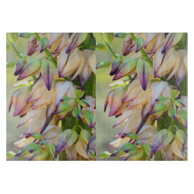 Cortar tabla de corte de flores de yucca (Anverso)