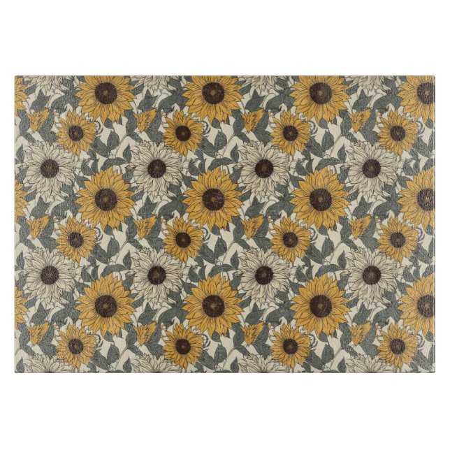 Cortar Tabla de corte de girasoles (Anverso)