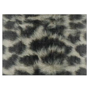 Cortar Tabla de corte de leopardo de nieve