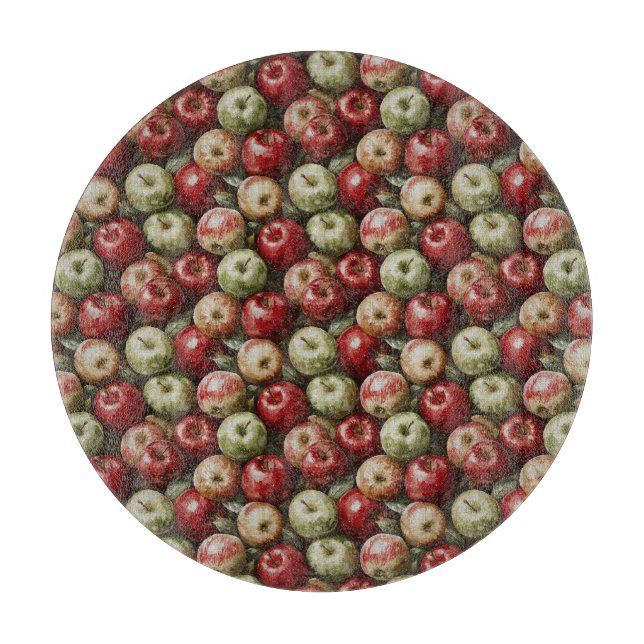 Cortar Tabla de corte de manzanas (Anverso)