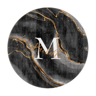 Cortar Tabla de corte de mármol redondo