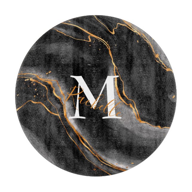 Cortar Tabla de corte de mármol redondo (Anverso)