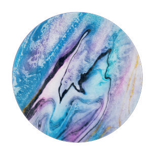 Cortar Tabla de corte de mármol redondo