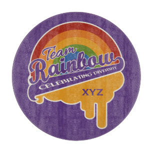 Cortar Tabla de corte de personalizado arcoiris Team