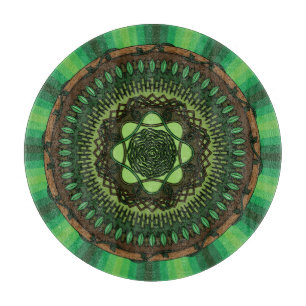 Cortar Tabla de corte de vidrio de Mandala