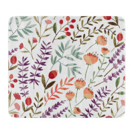 CORTAR TABLA DE CORTE DE VIDRIO: FLORES Y HOJAS