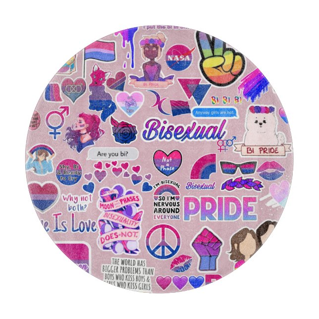 Cortar tabla de corte LGBTQ (Anverso)