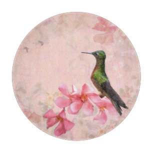 Cortar Tabla de corte redonda Primavera Rosa