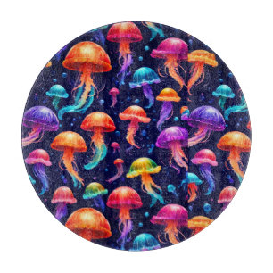 Cortar Tabla de medusas coloridas