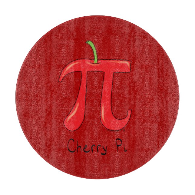 Cortar Tarta de Cereza Pi Cute Matemáticas Día Pi Tabla d (Anverso)