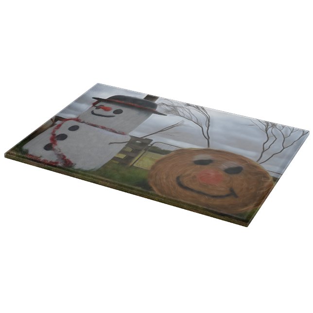 Cortar Una tabla de compras para Navidades de corral (Borde)