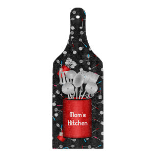 Cortar Utensilios de cocina,PADDLE DE TABLA DE CORTE negr