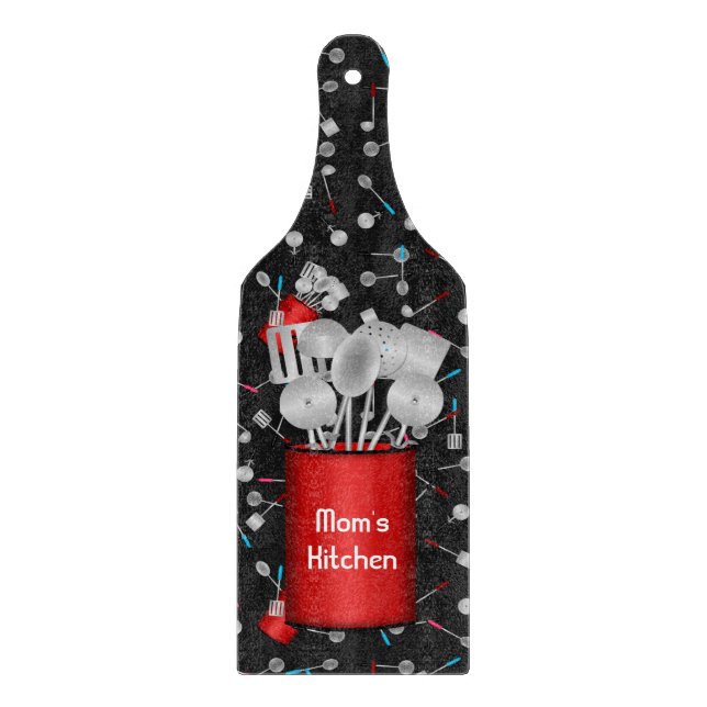 Cortar Utensilios de cocina,PADDLE DE TABLA DE CORTE negr (Anverso)