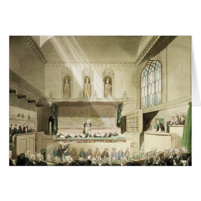 Corte de Bench de rey, Westminster Hall (Anverso (Horizontal))