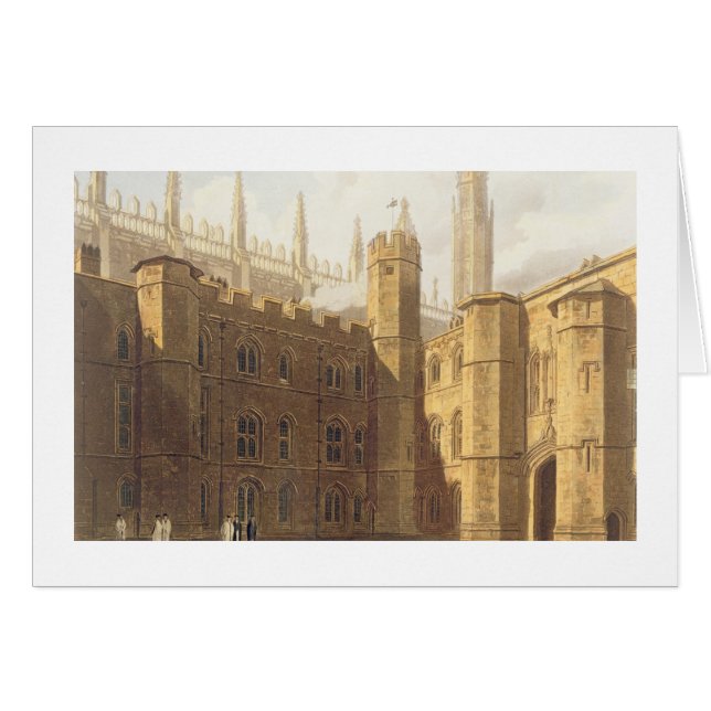 Corte de College de rey, Cambridge, 'del Hist (Anverso (Horizontal))