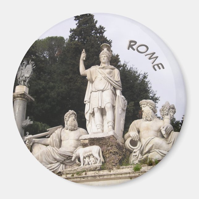 Corte de Roma. Imán de texto (Frente)