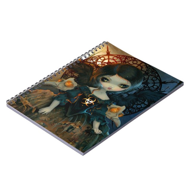 "Corte de Unseelie:  Cuaderno de la peste" (Lado Izquierdo)