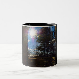 Corte la taza de Michigan del puente del río