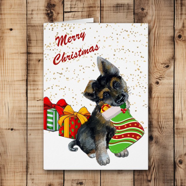 Corte pastor alemán de pastor y soplo (Subido por el creador)