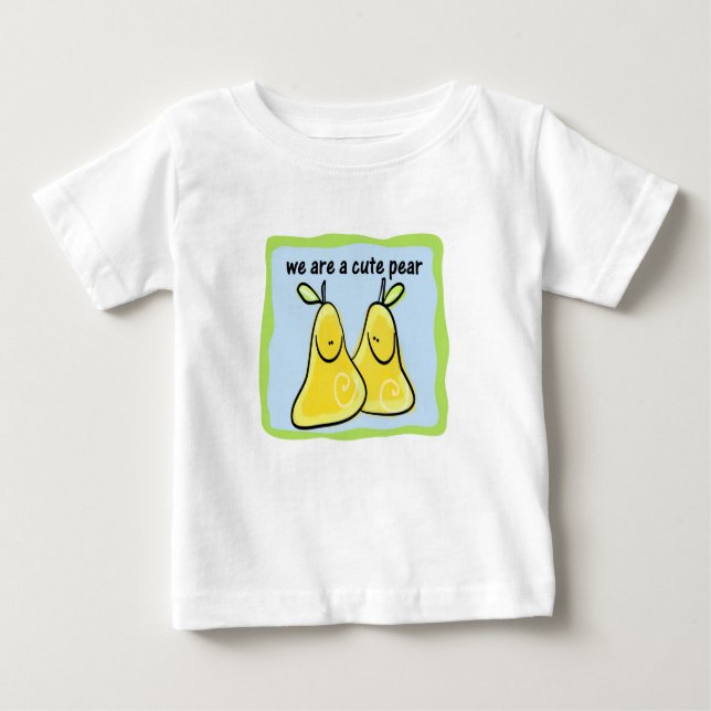 Corte Pear - Gemelos / Camiseta hermana (Anverso)