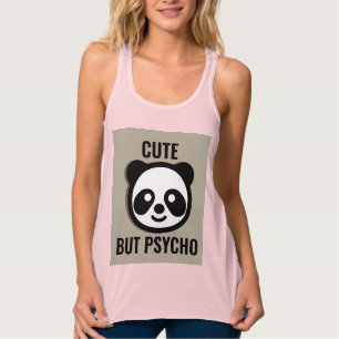 CORTE PERO PSYCHO PANDA OSO CAMISETAS DIVERSAS