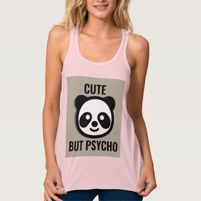 CORTE PERO PSYCHO PANDA OSO CAMISETAS DIVERSAS (Anverso)