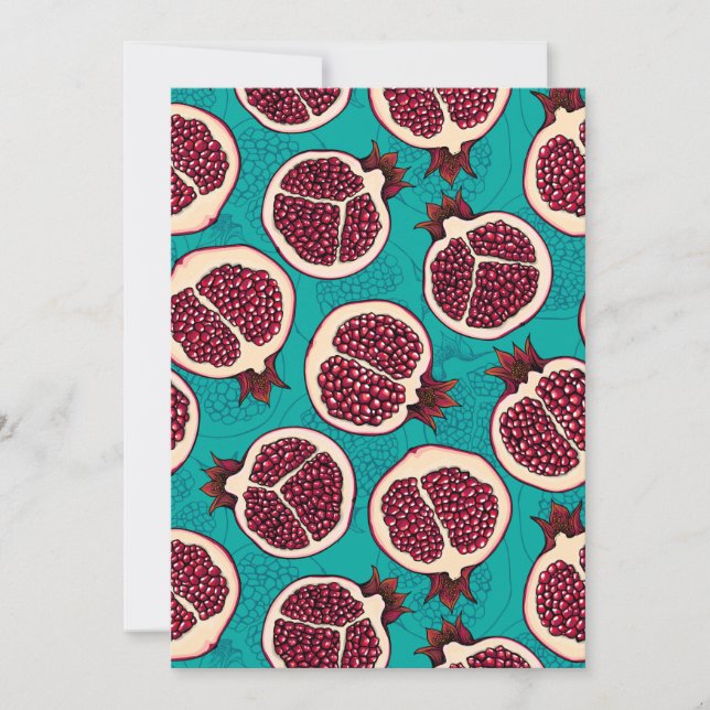 Cortes granadas de turquesa (Anverso)