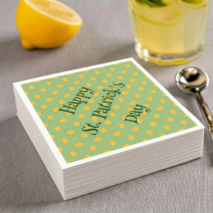 Cortesía de la suerte para la servilleta de papel 