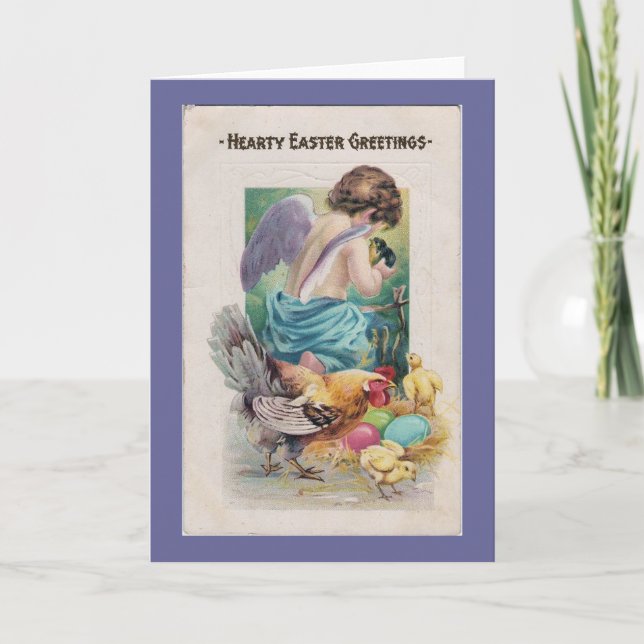 Cortesía de saludos de Pascua - Tarjeta (Anverso)