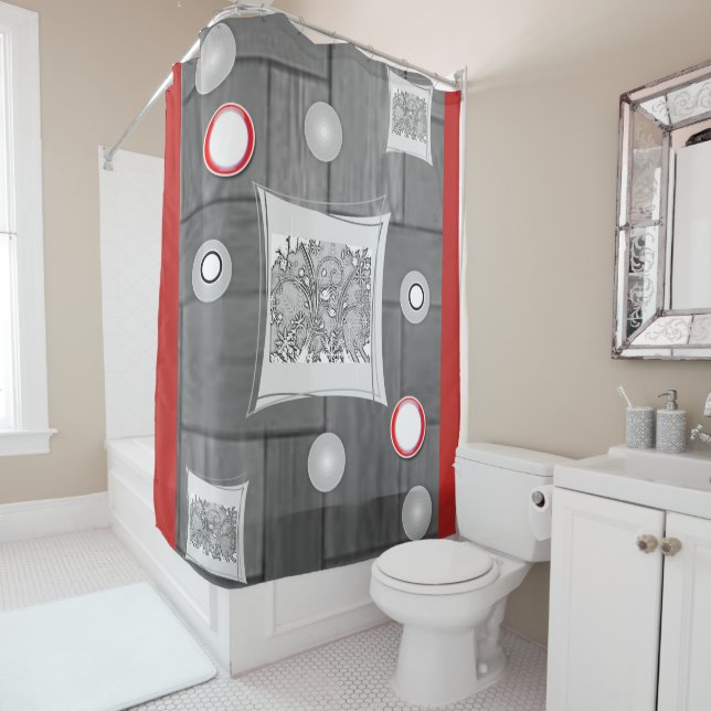 cortina blanca gris (In situ)