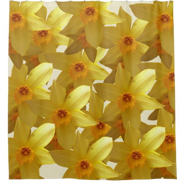 Cortina de baño de Daffodils (Anverso)