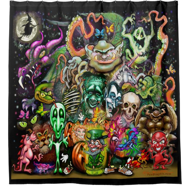 Cortina de criaturas mágicas (Anverso)