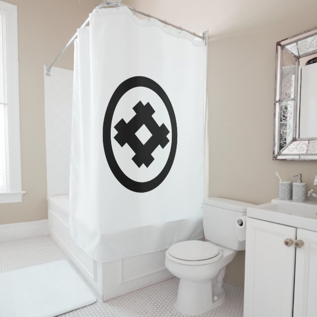 CORTINA DE DUCHA 丸に井桁 (In situ)