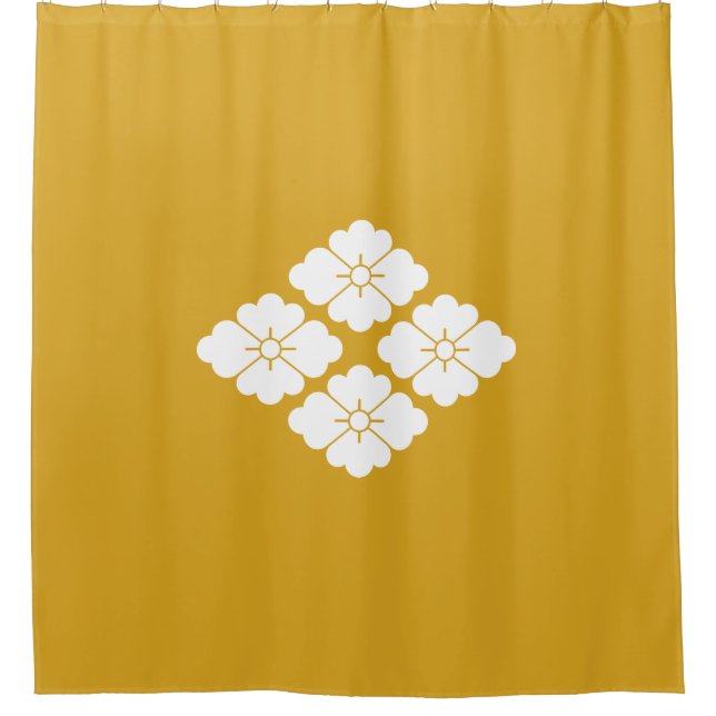 CORTINA DE DUCHA 四つ花菱 (Anverso)