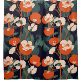 CORTINA DE DUCHA 花柄シャワーカーテン