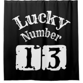 Cortina De Ducha 13 - Lucky Number 13 Luck
