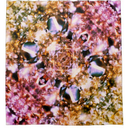 Cortina De Ducha 50 capas de diamantes tropicales de color "Bling"