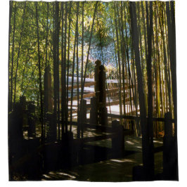 Cortina De Ducha A través del bambú