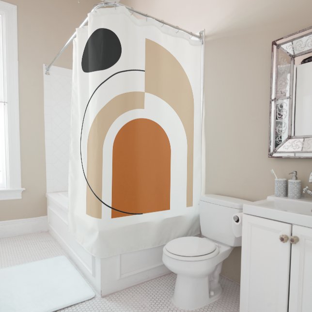 Cortina De Ducha Abstract Contemporary  (In situ)