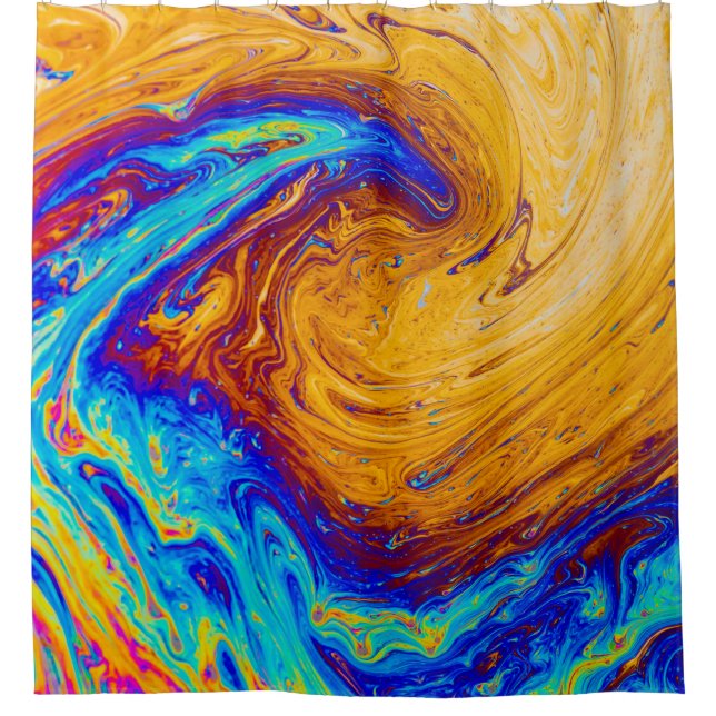 Cortina De Ducha Abstract painting (Anverso)