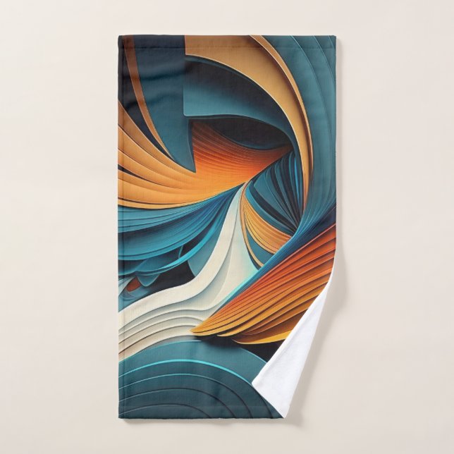 cortina de ducha abstracta (Toalla de mano)